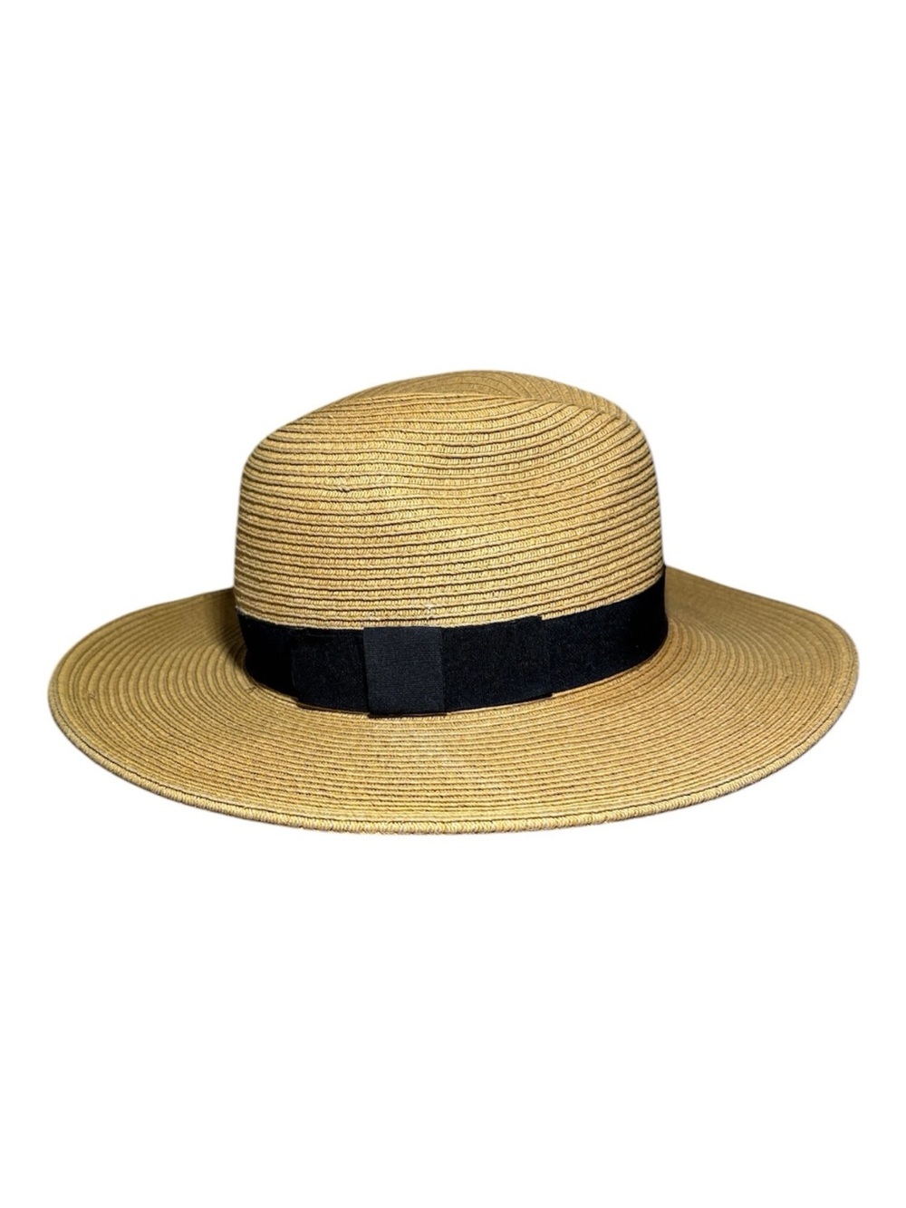 Sun N Sand Straw Panama Hat Wide Brim Boho Resort Coastal Grandma - Picture 2 of 6